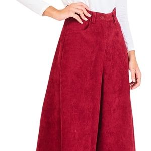 Women's Corduroy Pants Wide Leg Trousers